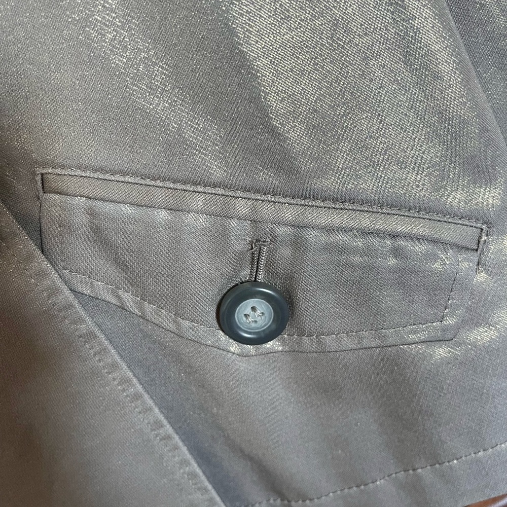 Alfani Jacket/Pea Coat in a gorgeous Metallic Fabric - Picture 4 of 8